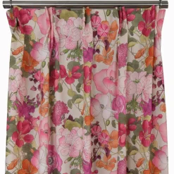 Gardiner Mönstrade<Nordisk Textil Capucine rosa gardiner – Färgstark blommig gardin