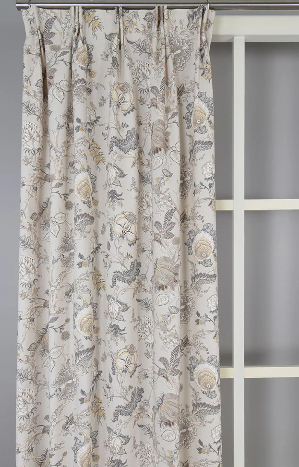 Gardiner Mönstrade< Ceylan beige-gul gardiner