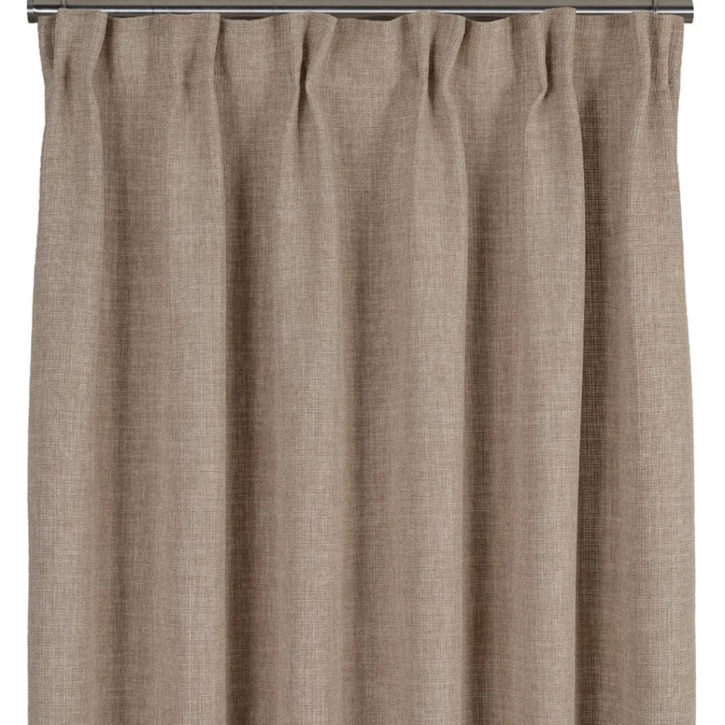 Gardiner Enfärgade<Redlunds Charlie beige gardiner - elegant struktur och mjukt fall
