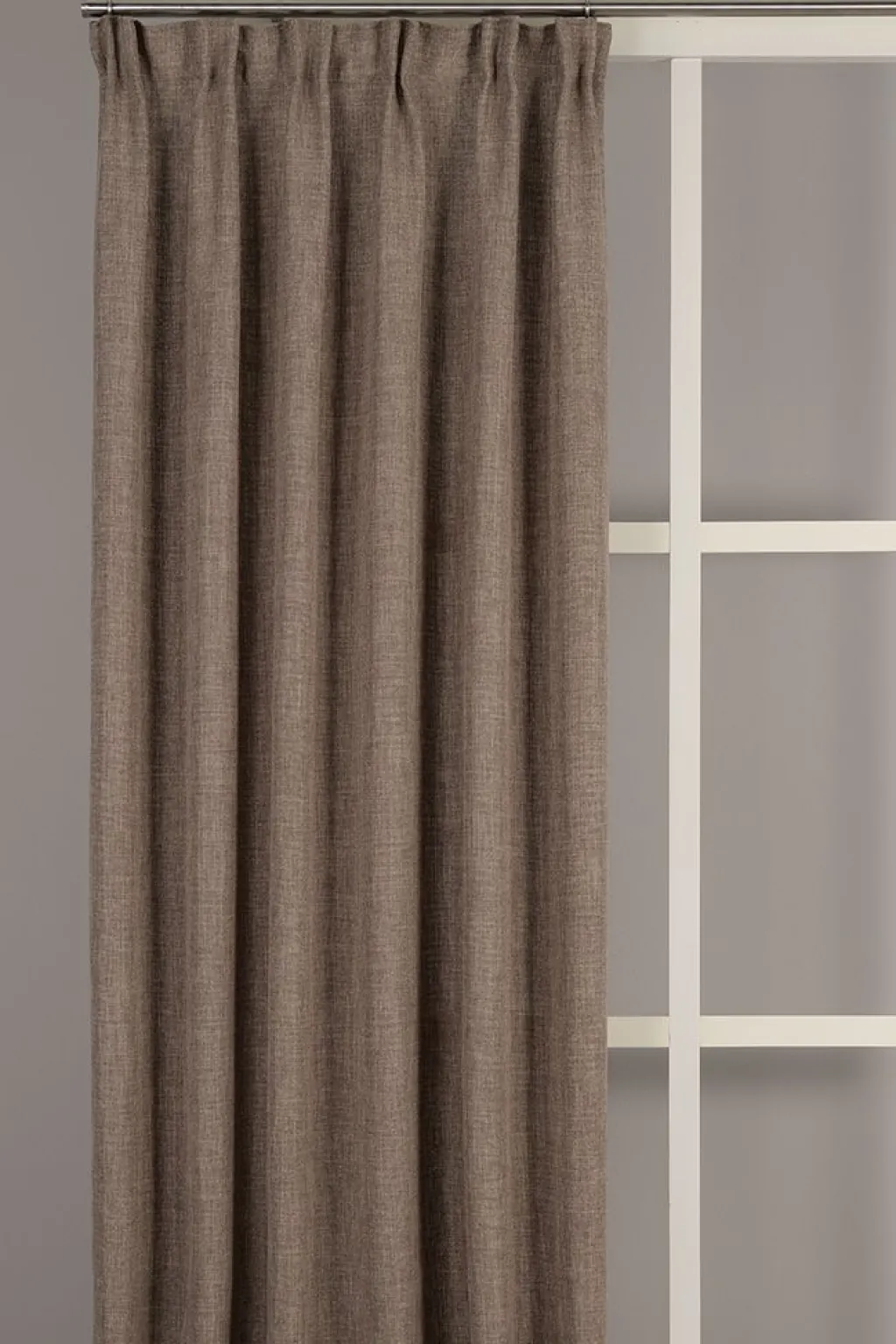 Gardiner Enfärgade<Redlunds Charlie mullvad gardiner - elegant struktur och mjukt fall
