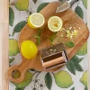 Bordslöpare|Ekelund Löpare<Ekelund Citroner löpare 35X120 - s Linneväveri
