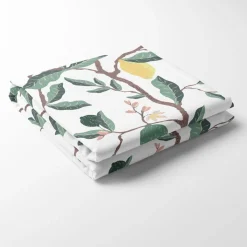 Bordsduk<Arvidssons textil Citron grön bordsduk