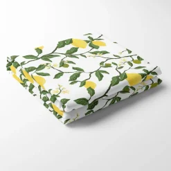 Bordsduk<Arvidssons textil Citronträd gul bordsduk