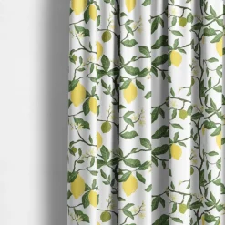 Gardiner Mönstrade<Arvidssons textil Citronträd gul - gardiner med citroner