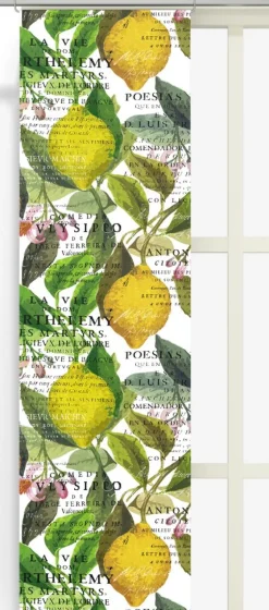 Panelgardiner<Arvidssons textil Citrus offwhite panelgardiner