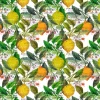 Gardintyger Mönstrade|Arvidssons Textil<Arvidssons textil Citrus offwhite tyg – Ljus elegans med citrusdetaljer