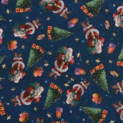 Gardintyger Mönstrade|Jultyger< Classic Santa tyg