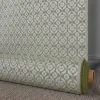 Mönstrade Möbeltyger|Bolster< Clover grön tyg