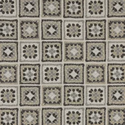 Rutiga Möbeltyger|Mönstrade Möbeltyger<Arvidssons textil Cristina beige mormorsruta möbeltyg