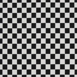 Rutiga Möbeltyger<Nordisk Textil Damier schackrutigt jaquardtyg i svart och vitt för möbelklädsel