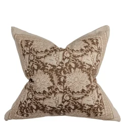 Mönstrade Kuddfodral<Fondaco Dante nougat kuddfodral 48x48cm - tidlös charm för soffan och favoritfåtöljen