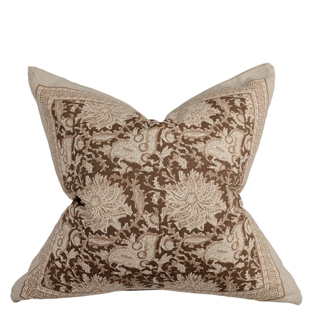 Mönstrade Kuddfodral<Fondaco Dante nougat kuddfodral 48x48cm - tidlös charm för soffan och favoritfåtöljen