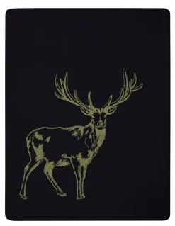 Bomullsfiltar<Biederlack Deer grön filt