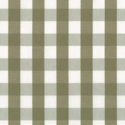 Rutiga Möbeltyger|Rutor & Ränder<Nordisk Textil Dewon grön-vit rutigt tyg