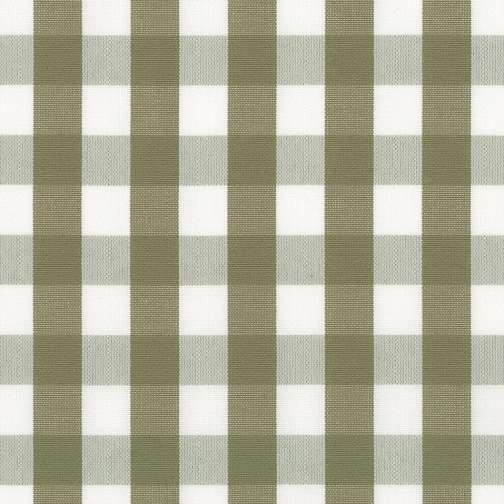 Rutiga Möbeltyger|Rutor & Ränder<Nordisk Textil Dewon grön-vit rutigt tyg