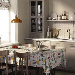 Bordsduk<Arvidssons textil Dinner grön bordsduk