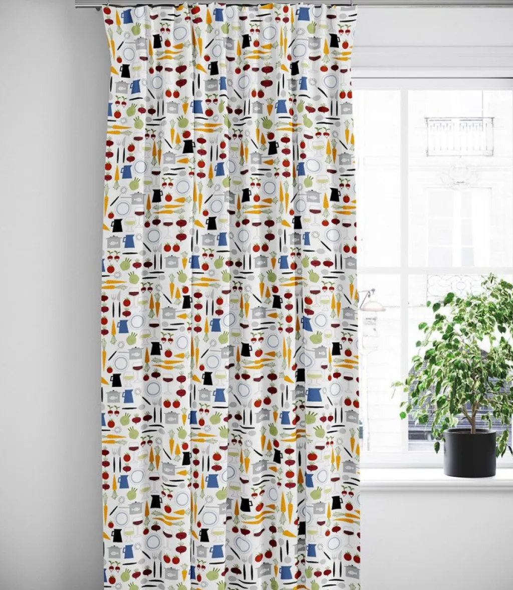 Gardiner Mönstrade<Arvidssons textil Dinner multi gardiner