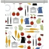 Panelgardiner<Arvidssons textil Dinner multi panelgardiner