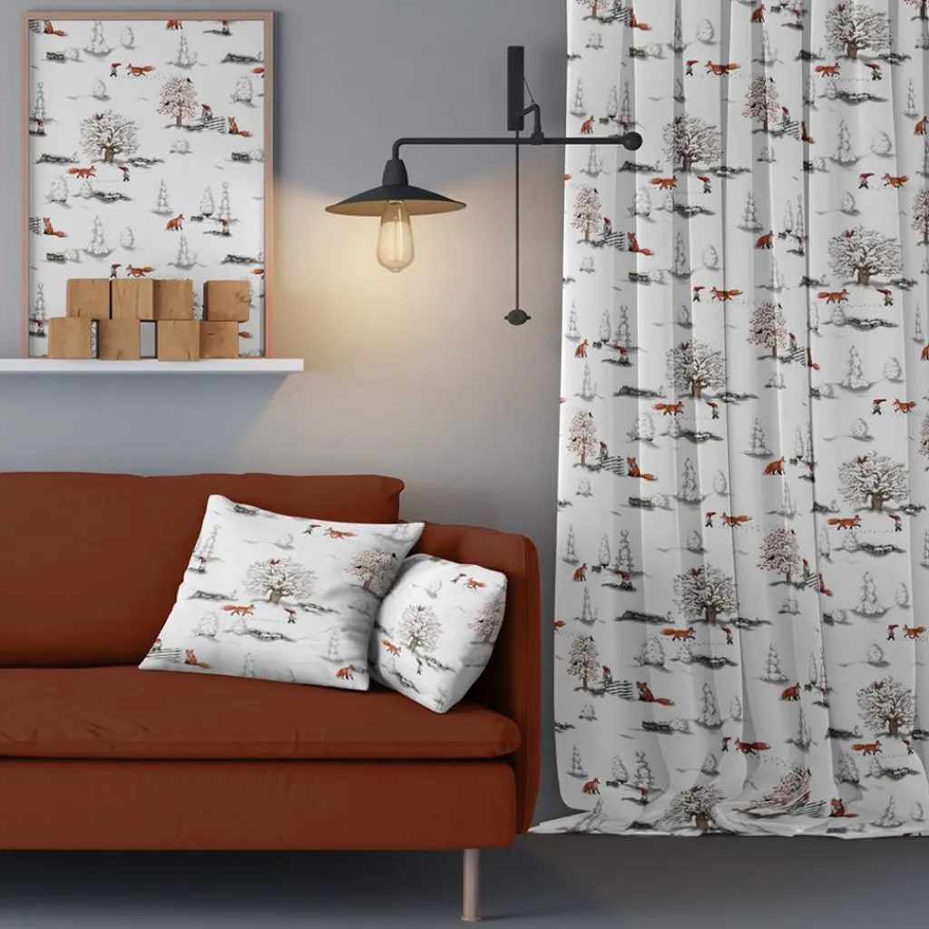 Gardintyger Mönstrade|Arvidssons Textil<Arvidssons textil Ekhagen tyg