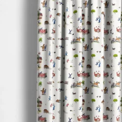 Gardintyger Mönstrade|Barnmönster<Arvidssons textil Emil i Katthult offwhite tyg