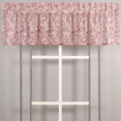 Gardinkappor Färdigsydda<Fondaco Emma rosa skir gardinkappa med blomstermönster 50x250cm