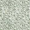 Arts & Crafts Tyger|Gardintyger Mönstrade<Nordisk Textil Ester allmogegrön tyg – klassiskt bladmönster i allmogegrönt