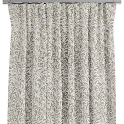 Gardiner Mönstrade<Nordisk Textil Ester beige gardiner med tidlöst bladmönster