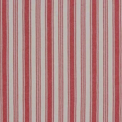 Rutor & Ränder<Nordisk Textil Eugene röd-beige randigt tyg