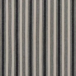 Rutor & Ränder<Nordisk Textil Eugene svart-beige randigt tyg