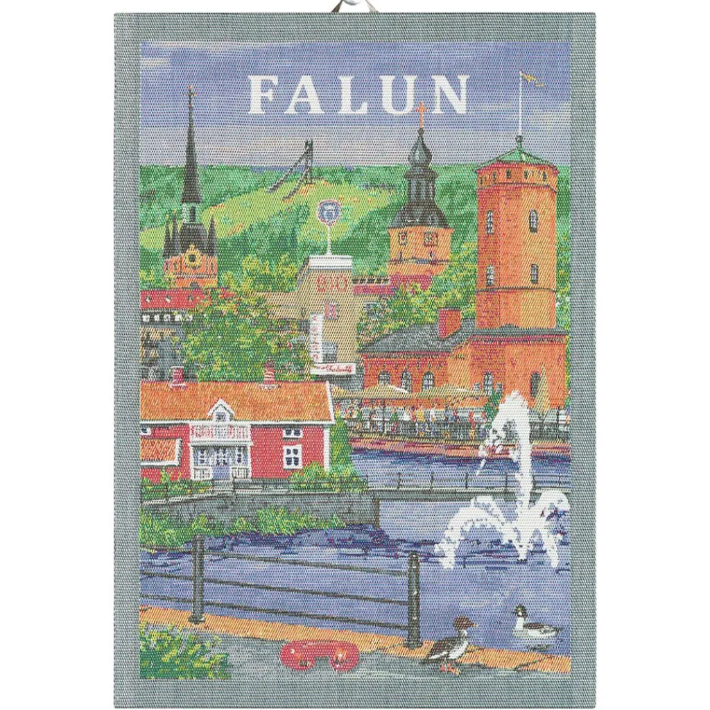 Kökshandduk<Ekelund Falun kökshandduk 35X50 - s Linneväveri