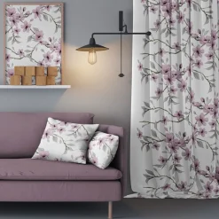 Gardintyger Mönstrade|Arvidssons Textil<Arvidssons textil Fägring rosa tyg