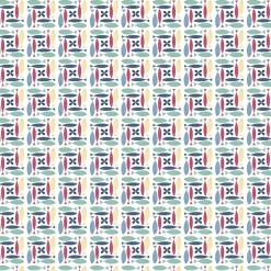 Gardintyger Mönstrade|Arvidssons Textil<Arvidssons textil Fina fisken multi tyg – färgstarkt och lekfullt designat med retro känsla