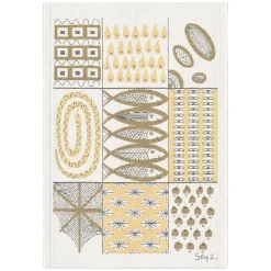 Kökshandduk<Ekelund Fiskglänta kökshandduk 35X50 - Design av Stig Lindberg