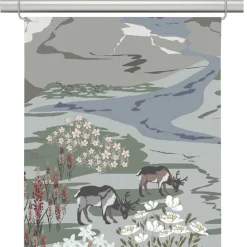 Panelgardiner<Arvidssons textil Fjällängar beige panelgardiner