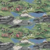 Gardintyger Mönstrade|Arvidssons Textil<Arvidssons textil Fjällängar grå-grön tyg