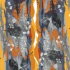 Gardintyger Mönstrade|Arvidssons Textil<Arvidssons textil Fjällvandring Bård orange tyg