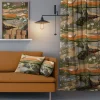 Gardintyger Mönstrade|Arvidssons Textil<Arvidssons textil Fjällvandring grön-beige tyg