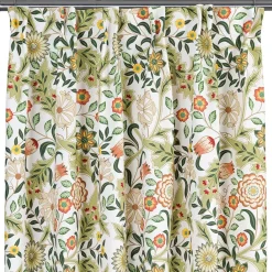 Gardiner Mönstrade<Nordisk Textil Flora grön gardiner