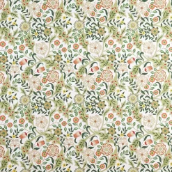 Arts & Crafts Tyger|Gardintyger Mönstrade<Nordisk Textil Flora grön tyg