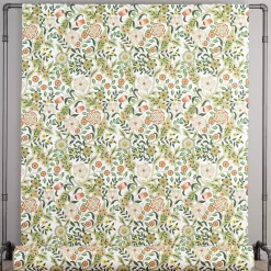 Arts & Crafts Tyger|Gardintyger Mönstrade<Nordisk Textil Flora grön tyg