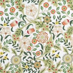 Arts & Crafts Tyger|Gardintyger Mönstrade<Nordisk Textil Flora grön tyg