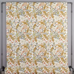 Arts & Crafts Tyger|Gardintyger Mönstrade<Nordisk Textil Flora ockra tyg