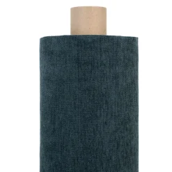 Enfärgade Möbeltyger<Nordisk Textil Flow deep atlantic möbeltyg – Mjuk & slitstark chenille