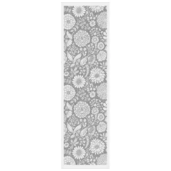 Bordslöpare|Ekelund Löpare<Ekelund Flowering löpare 35X120 - s Linneväveri