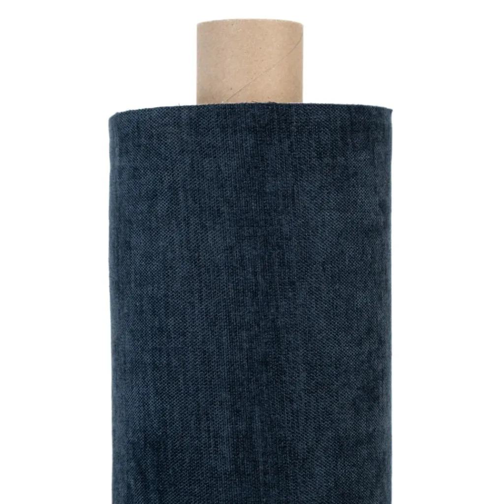 Enfärgade Möbeltyger<Nordisk Textil Flow poseidon möbeltyg – Mjuk & slitstark chenille