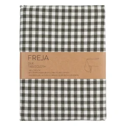 Juldukar|Bordsduk<Fondaco Freja grön bordsduk smårutig duk