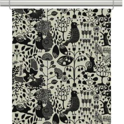 Panelgardiner<Arvidssons textil Fýri beige-svart linnelook panelgardiner