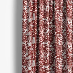 Gardiner Mönstrade|Julgardiner<Arvidssons textil Fýri röd gardiner