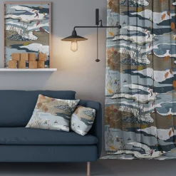 Gardintyger Mönstrade|Arvidssons Textil<Arvidssons textil Friska vindar beige tyg