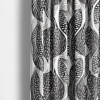 Gardintyger Mönstrade|Arvidssons Textil<Arvidssons textil Froda svart tyg – elegant mönster i halvlinne